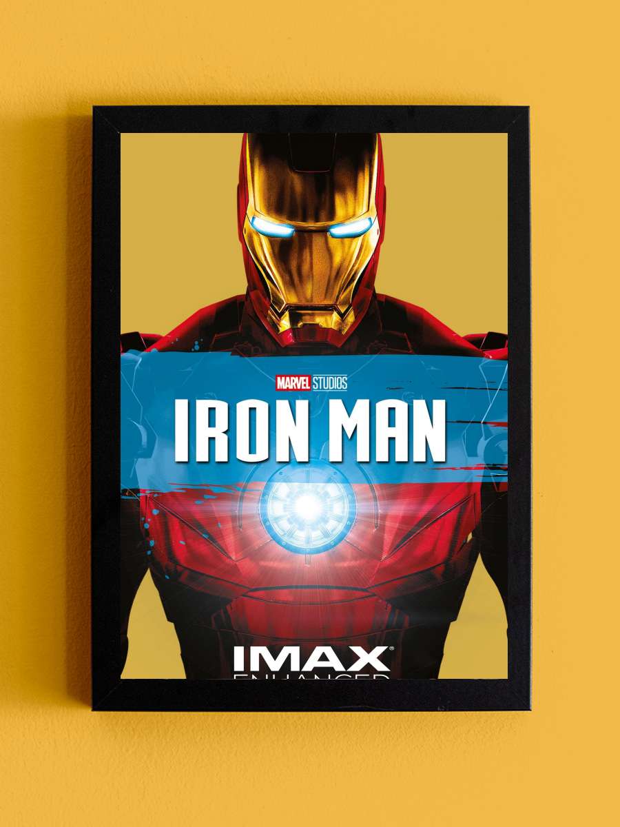 Iron Man Film Tablo Siyah Çerçeveli Film Poster Afiş Tablo