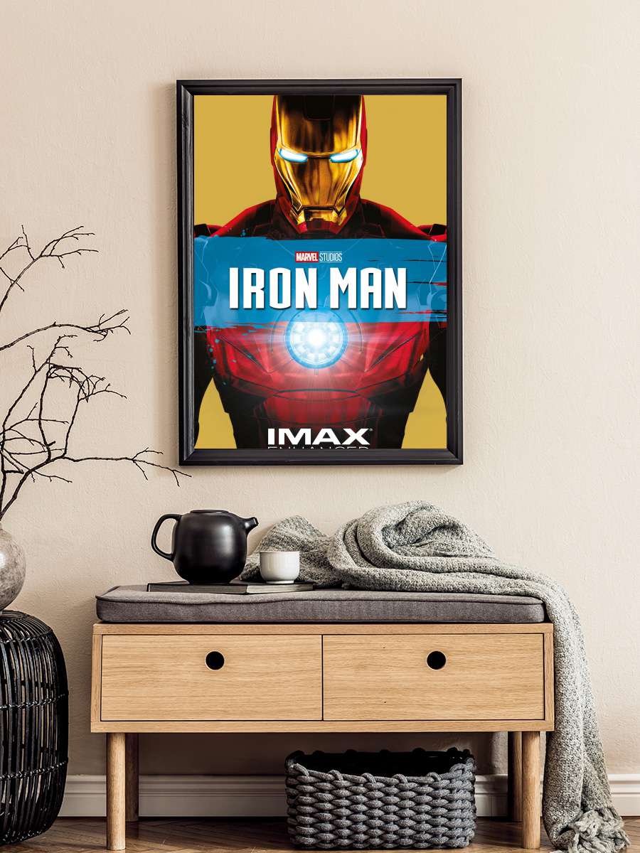 Iron Man Film Tablo Siyah Çerçeveli Film Poster Afiş Tablo