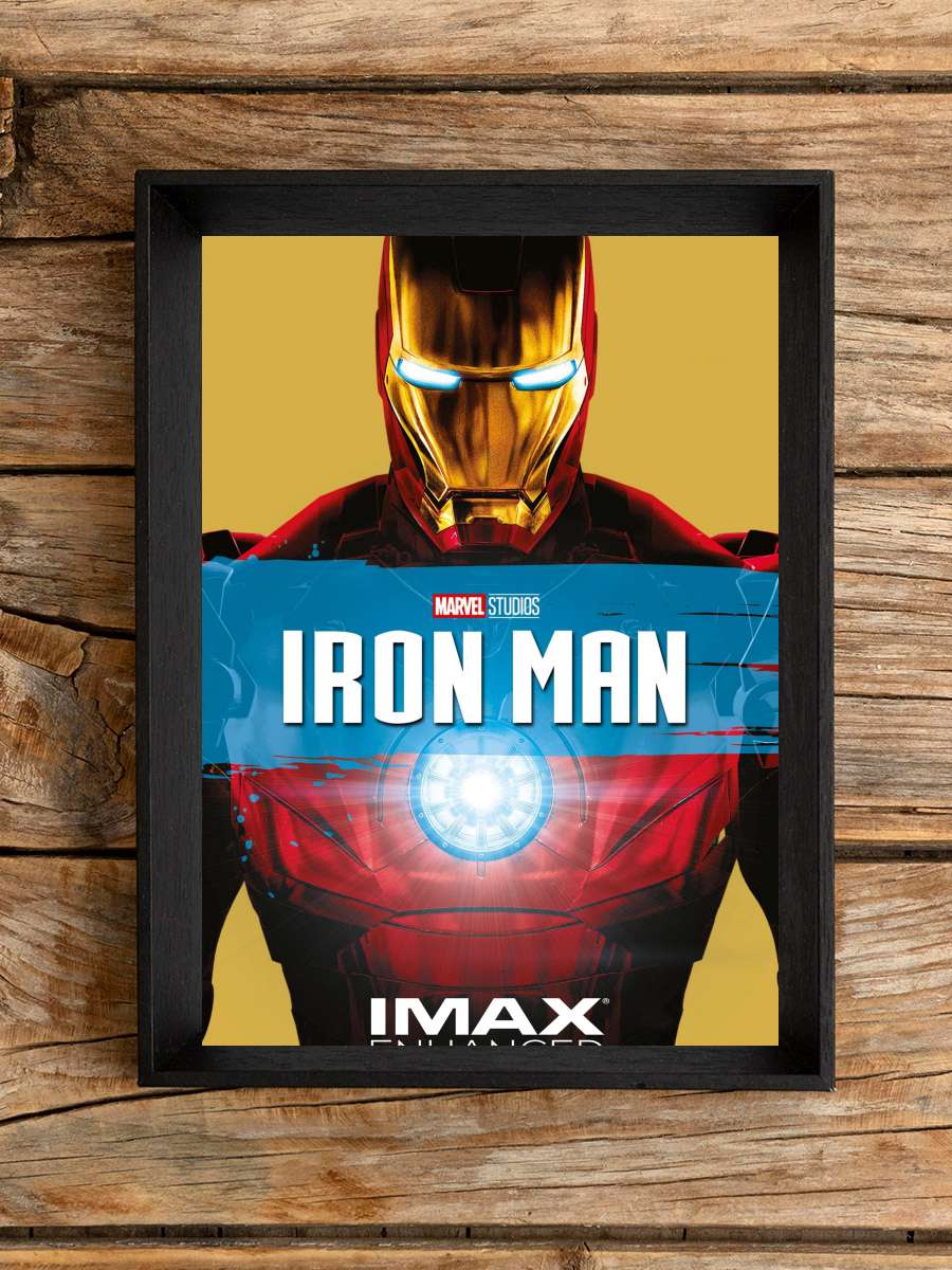 Iron Man Film Tablo Siyah Çerçeveli Film Poster Afiş Tablo