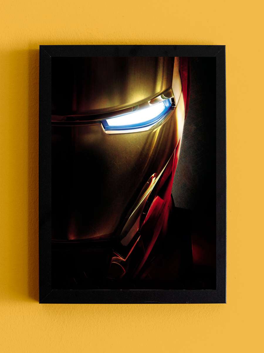 Iron Man Film Tablo Siyah Çerçeveli Film Poster Afiş Tablo