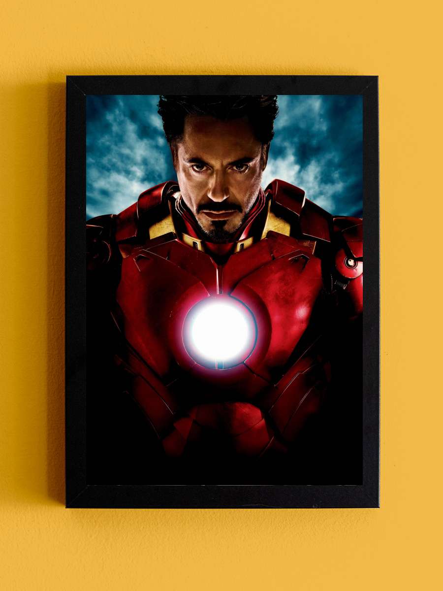 Iron Man Film Tablo Siyah Çerçeveli Film Poster Afiş Tablo