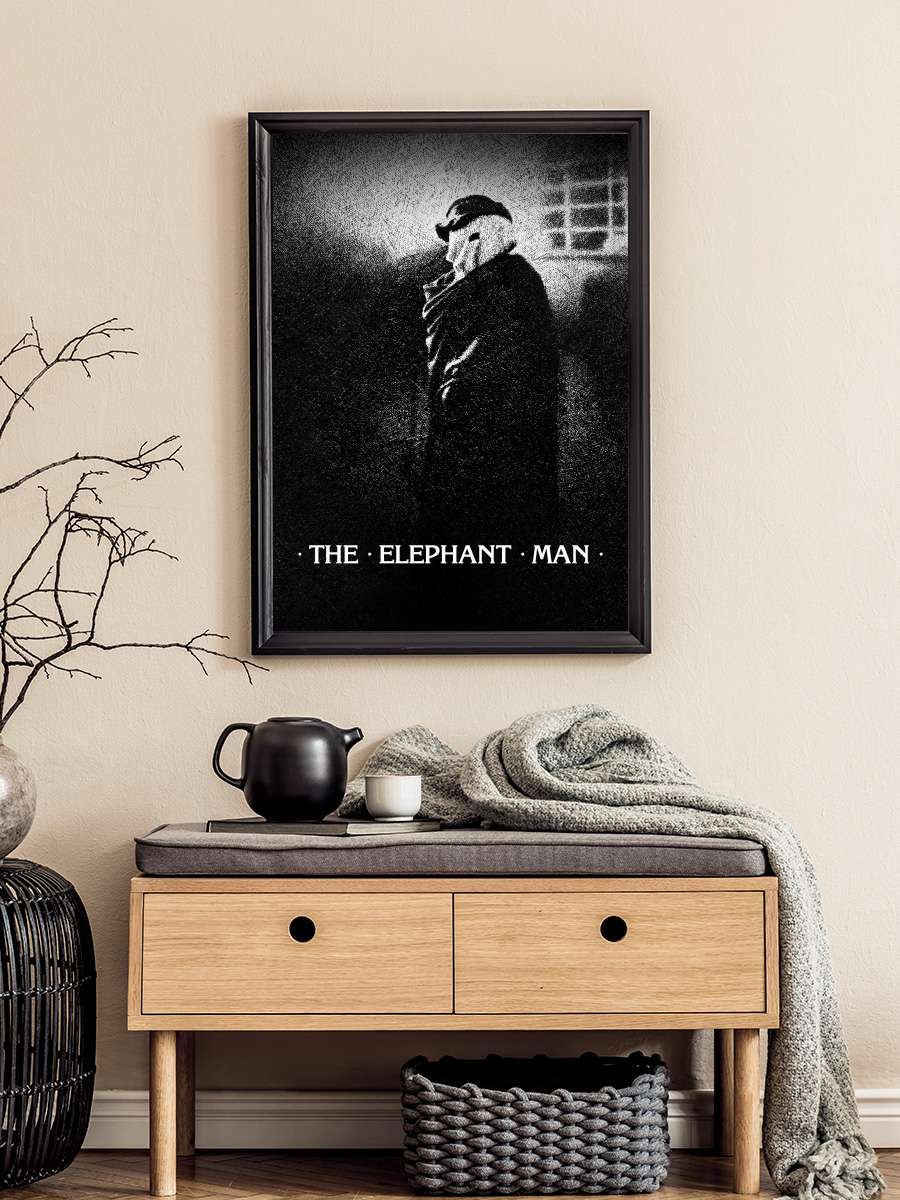 Fil Adam - The Elephant Man Film Tablo Siyah Çerçeveli Film Poster Afiş Tablo