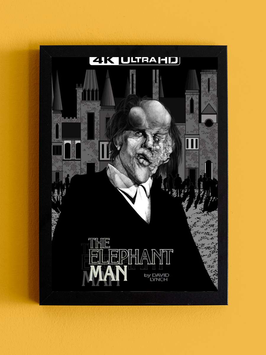 Fil Adam - The Elephant Man Film Tablo Siyah Çerçeveli Film Poster Afiş Tablo