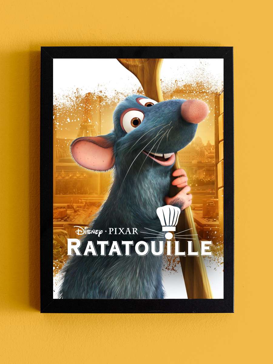 Ratatuy - Ratatouille Film Tablo Siyah Çerçeveli Film Poster Afiş Tablo