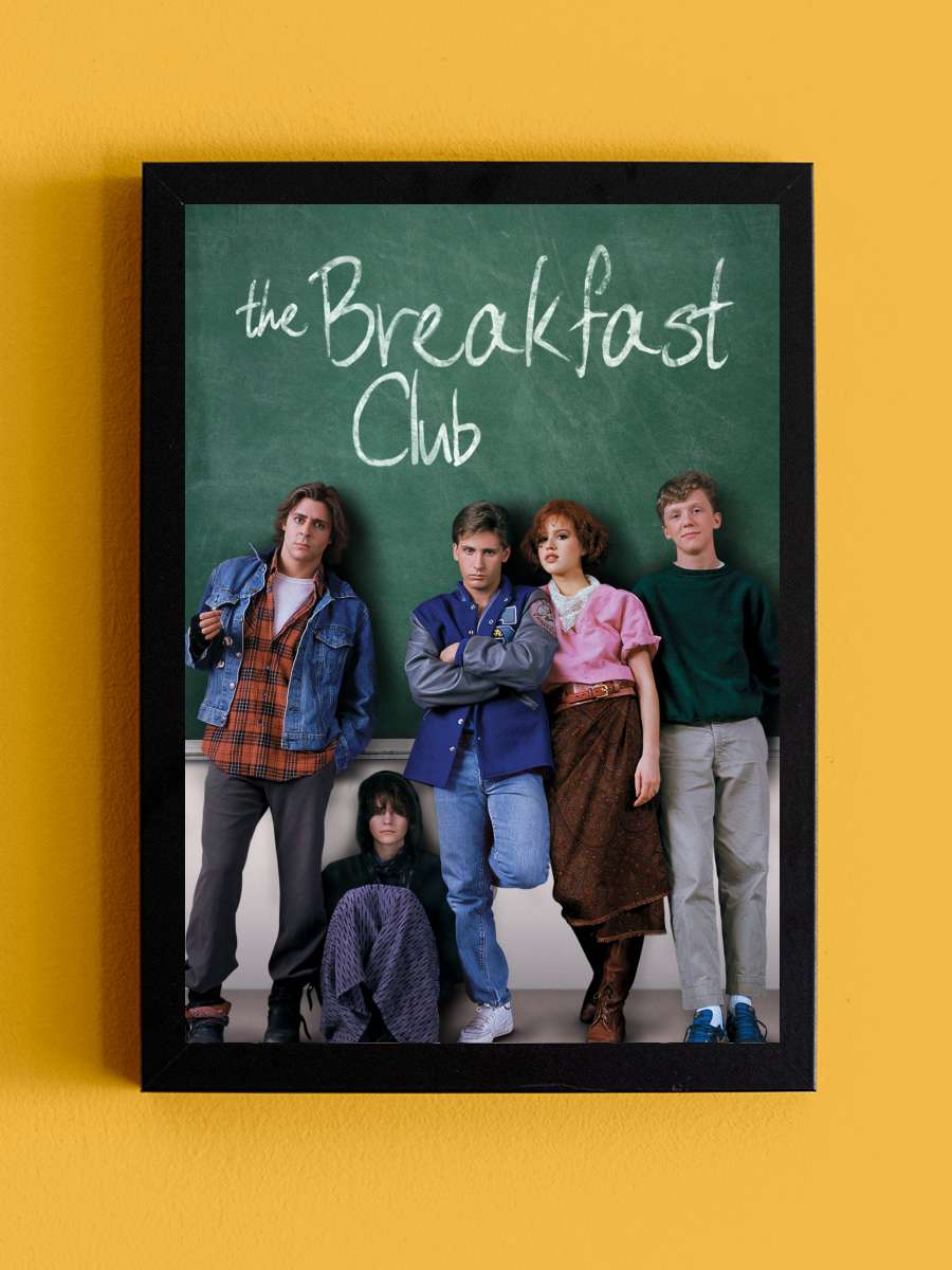 Kahvaltı Kulübü - The Breakfast Club Film Tablo Siyah Çerçeveli Film Poster Afiş Tablo