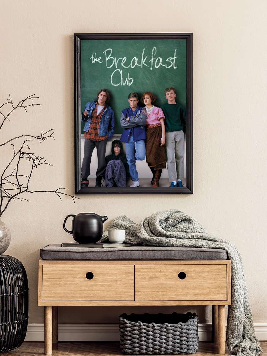 Kahvaltı Kulübü - The Breakfast Club Film Tablo Siyah Çerçeveli Film Poster Afiş Tablo