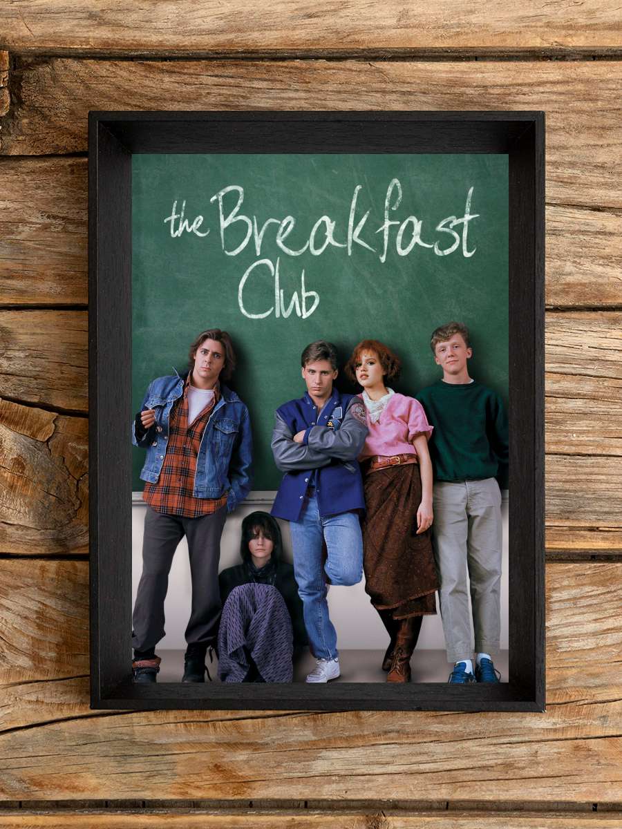 Kahvaltı Kulübü - The Breakfast Club Film Tablo Siyah Çerçeveli Film Poster Afiş Tablo