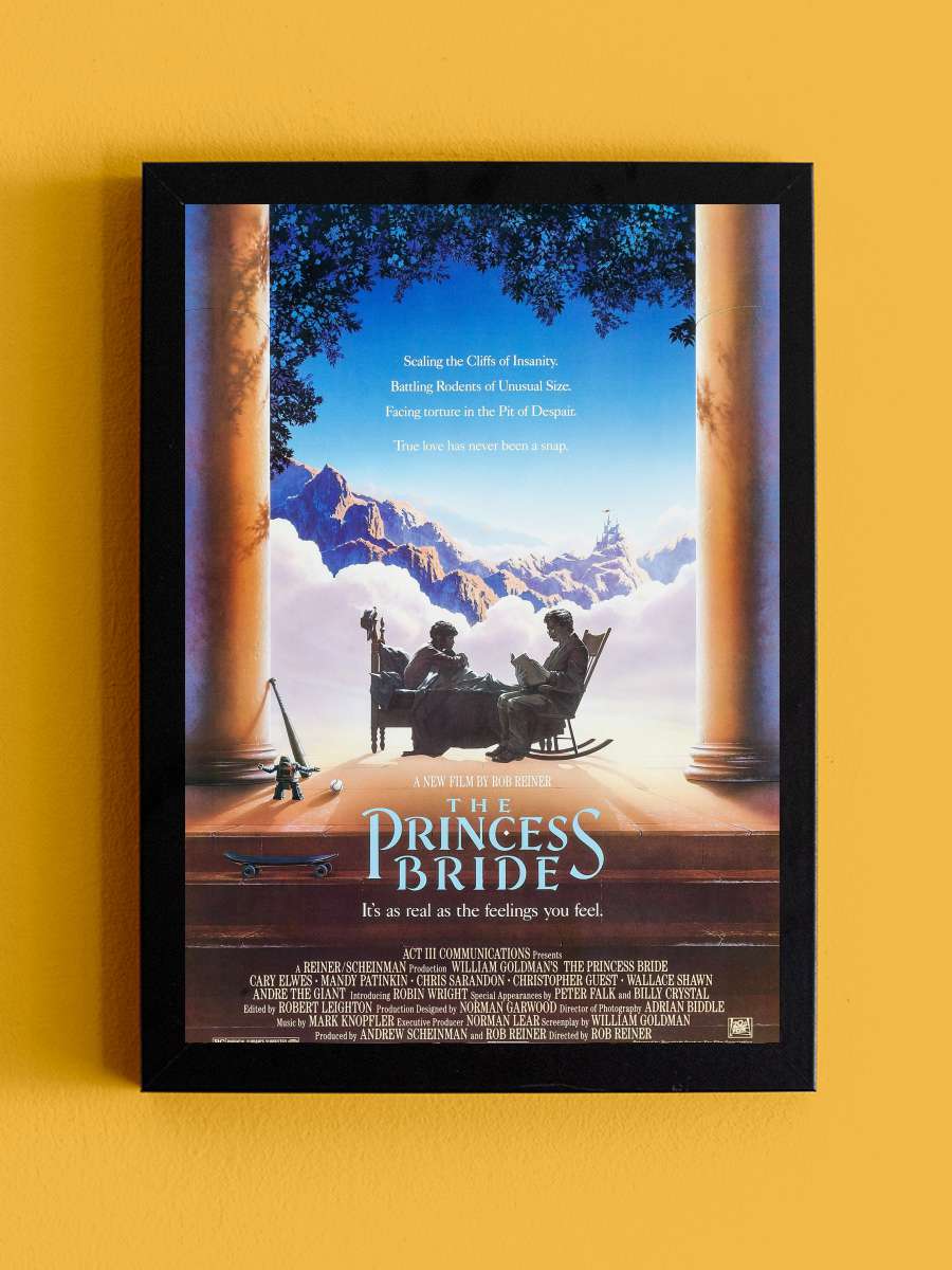 Prenses Gelin - The Princess Bride Film Tablo Siyah Çerçeveli Film Poster Afiş Tablo