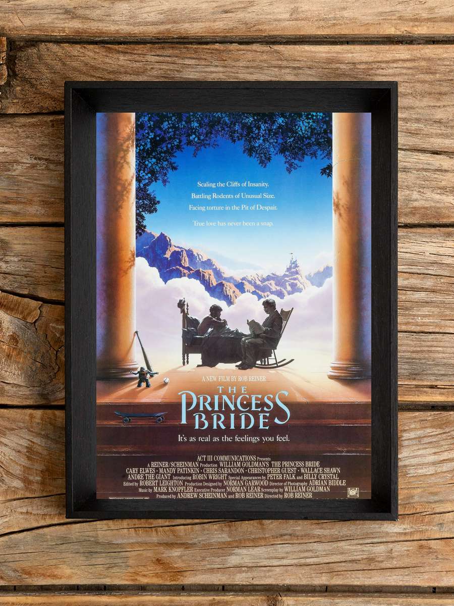 Prenses Gelin - The Princess Bride Film Tablo Siyah Çerçeveli Film Poster Afiş Tablo