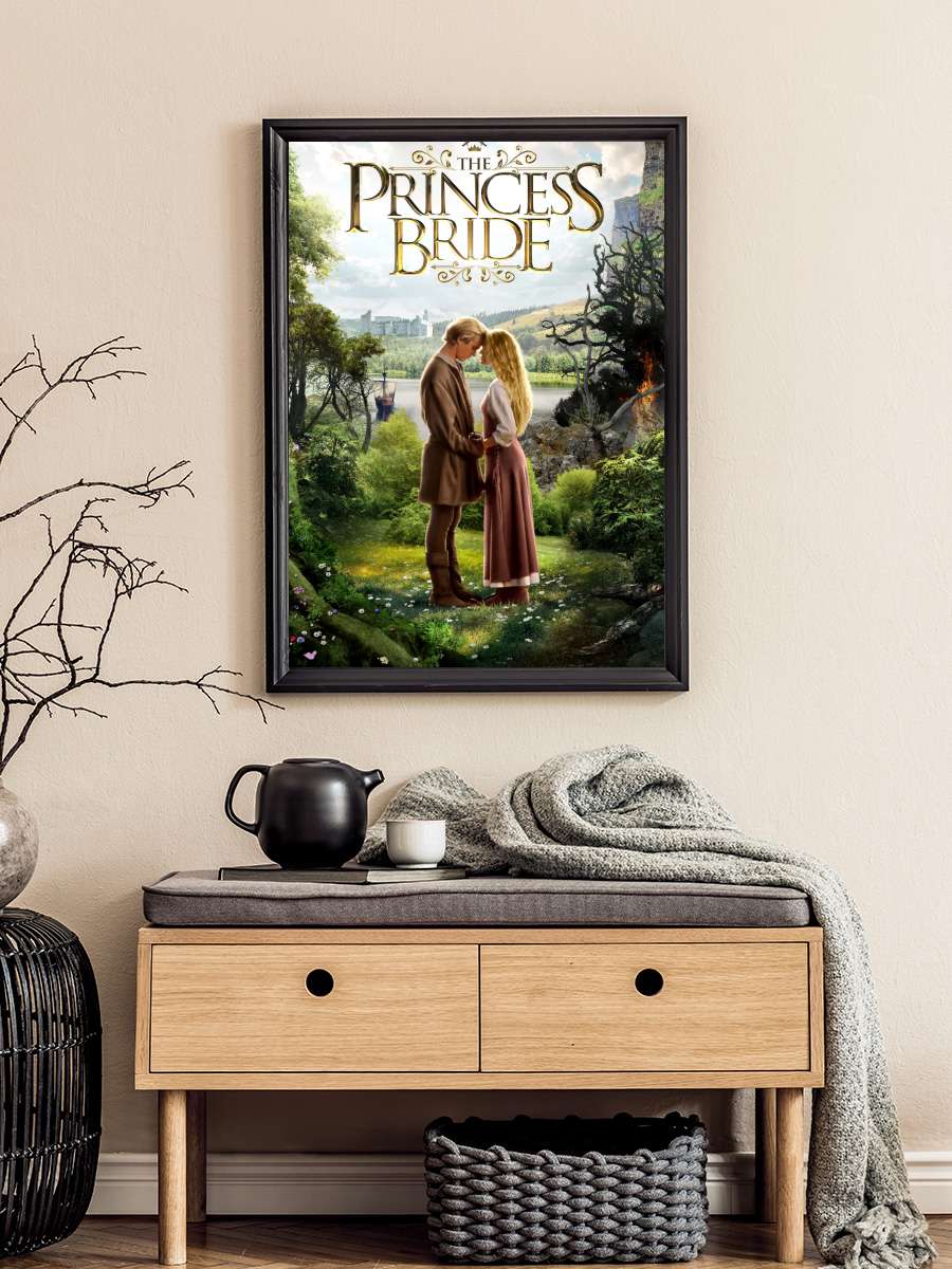 Prenses Gelin - The Princess Bride Film Tablo Siyah Çerçeveli Film Poster Afiş Tablo