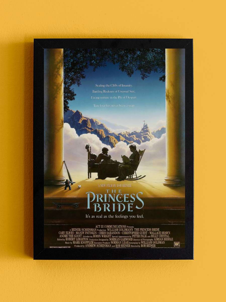 Prenses Gelin - The Princess Bride Film Tablo Siyah Çerçeveli Film Poster Afiş Tablo