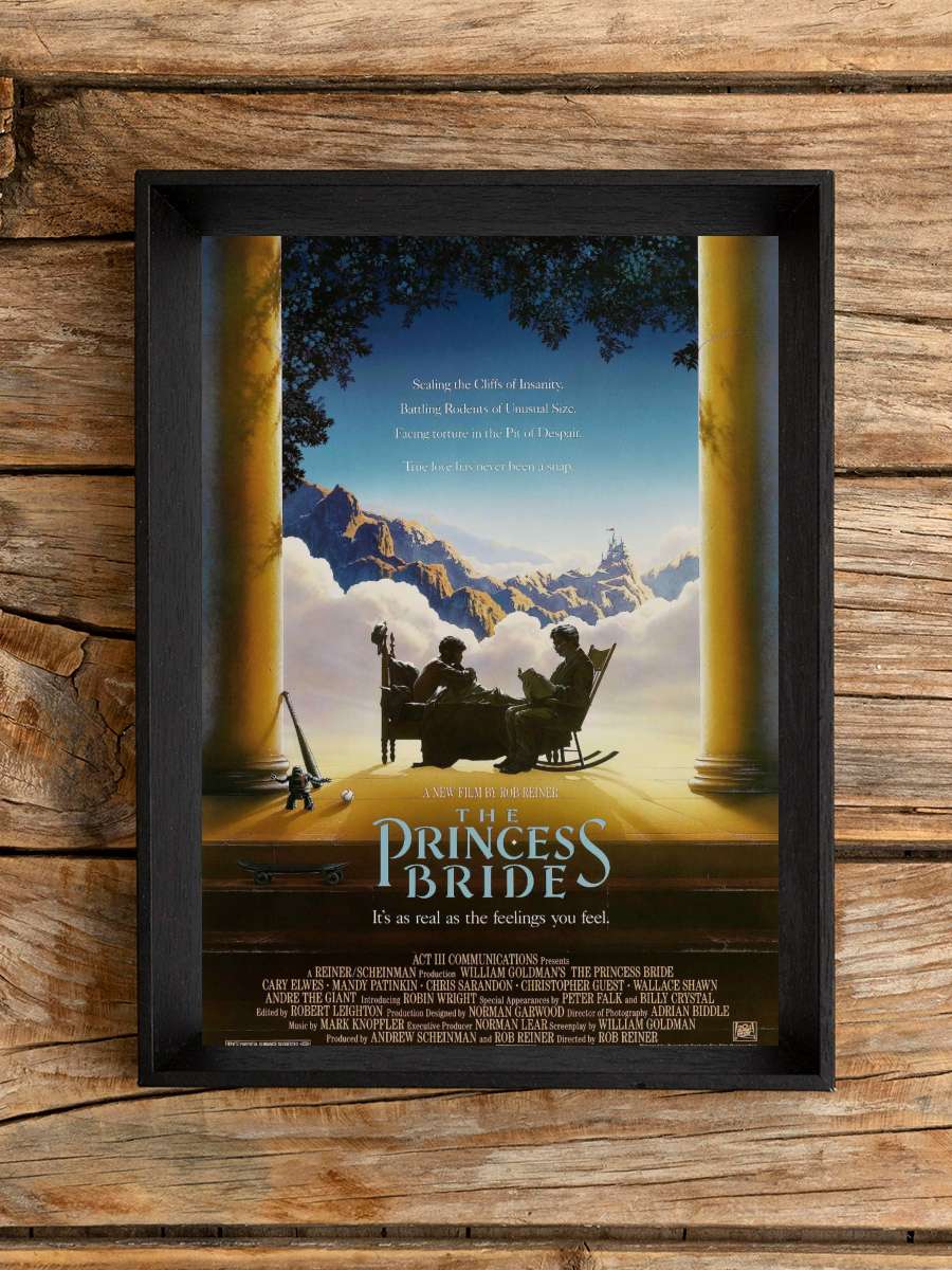 Prenses Gelin - The Princess Bride Film Tablo Siyah Çerçeveli Film Poster Afiş Tablo