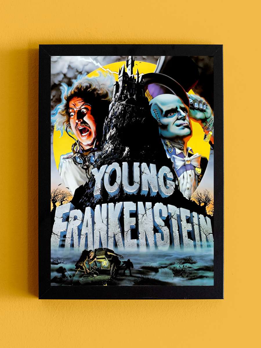 Genç Frankeştayn - Young Frankenstein Film Tablo Siyah Çerçeveli Film Poster Afiş Tablo