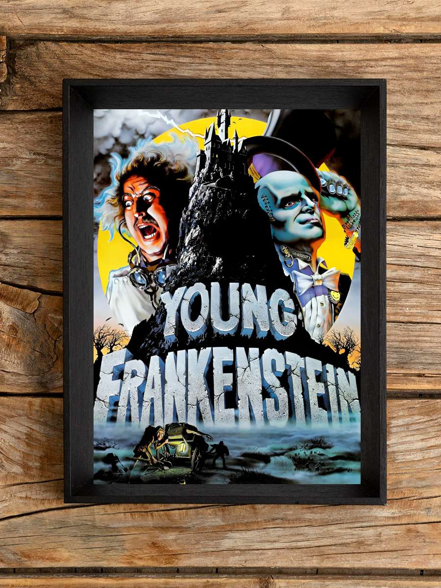 Genç Frankeştayn - Young Frankenstein Film Tablo Siyah Çerçeveli Film Poster Afiş Tablo