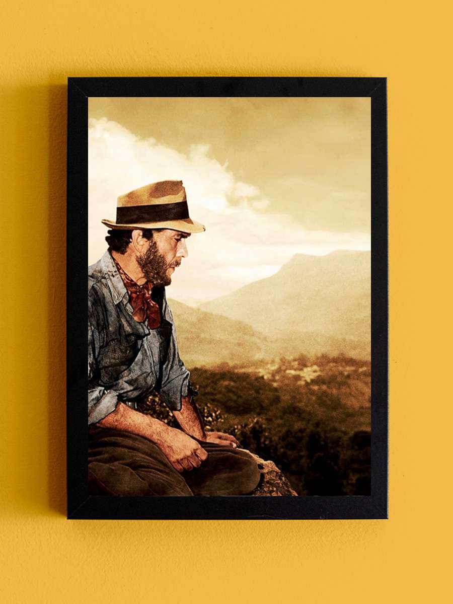 Sierra Madre Hazineleri - The Treasure of the Sierra Madre Film Tablo Siyah Çerçeveli Film Poster Afiş Tablo