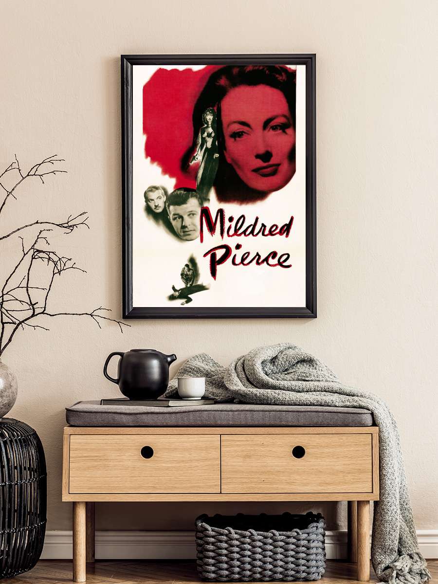 Mildred Pierce Film Tablo Siyah Çerçeveli Film Poster Afiş Tablo