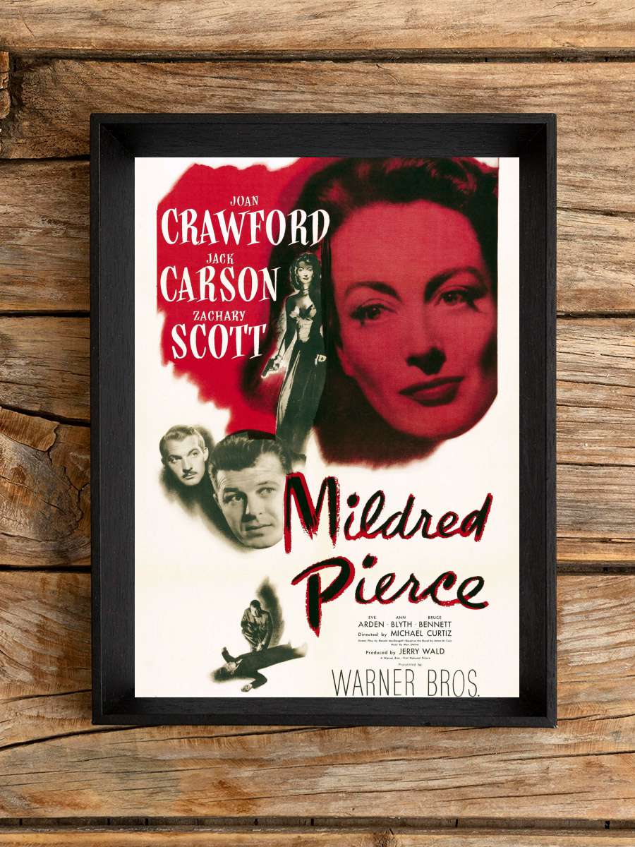 Mildred Pierce Film Tablo Siyah Çerçeveli Film Poster Afiş Tablo