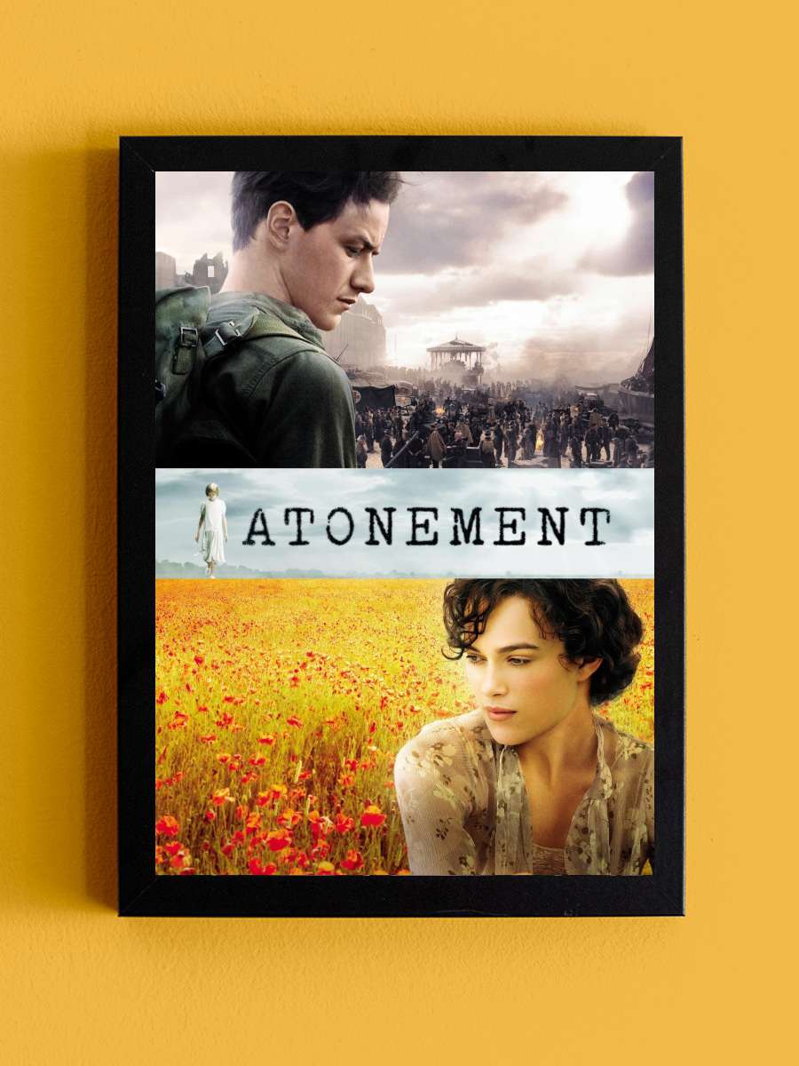 Kefaret - Atonement Film Tablo Siyah Çerçeveli Film Poster Afiş Tablo