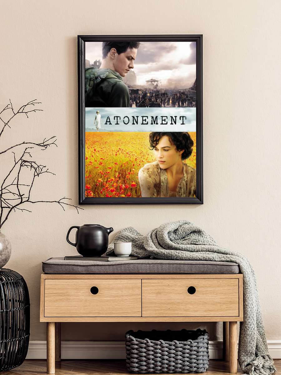 Kefaret - Atonement Film Tablo Siyah Çerçeveli Film Poster Afiş Tablo