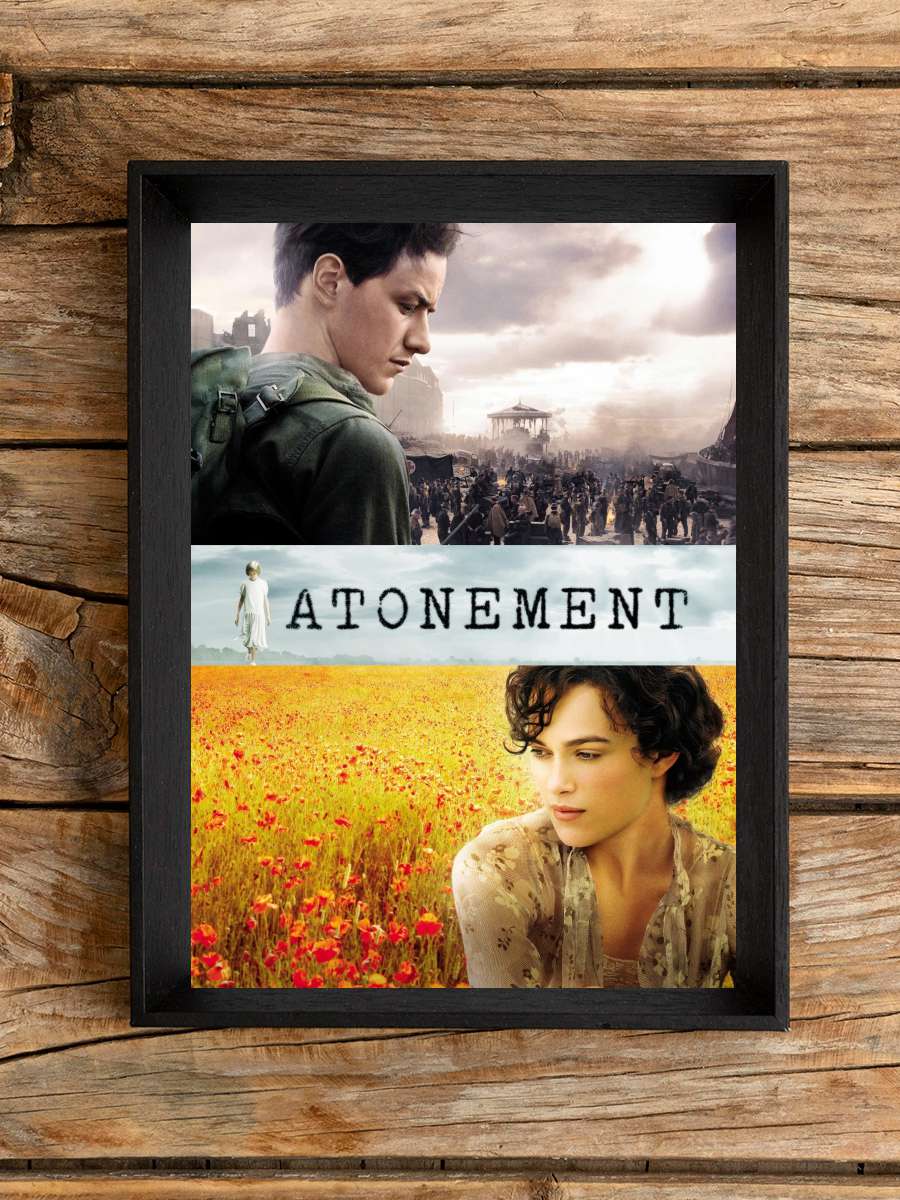 Kefaret - Atonement Film Tablo Siyah Çerçeveli Film Poster Afiş Tablo