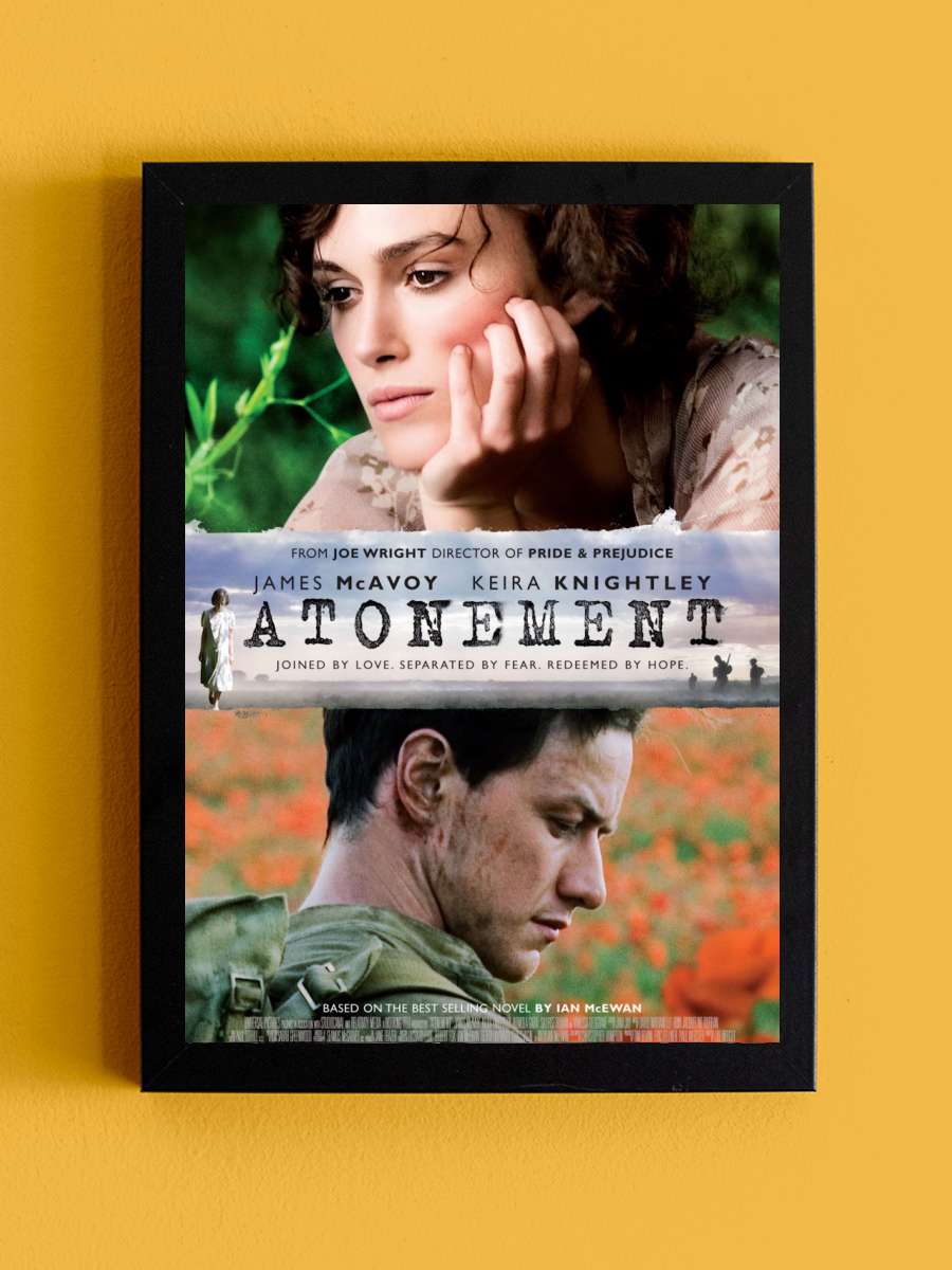 Kefaret - Atonement Film Tablo Siyah Çerçeveli Film Poster Afiş Tablo