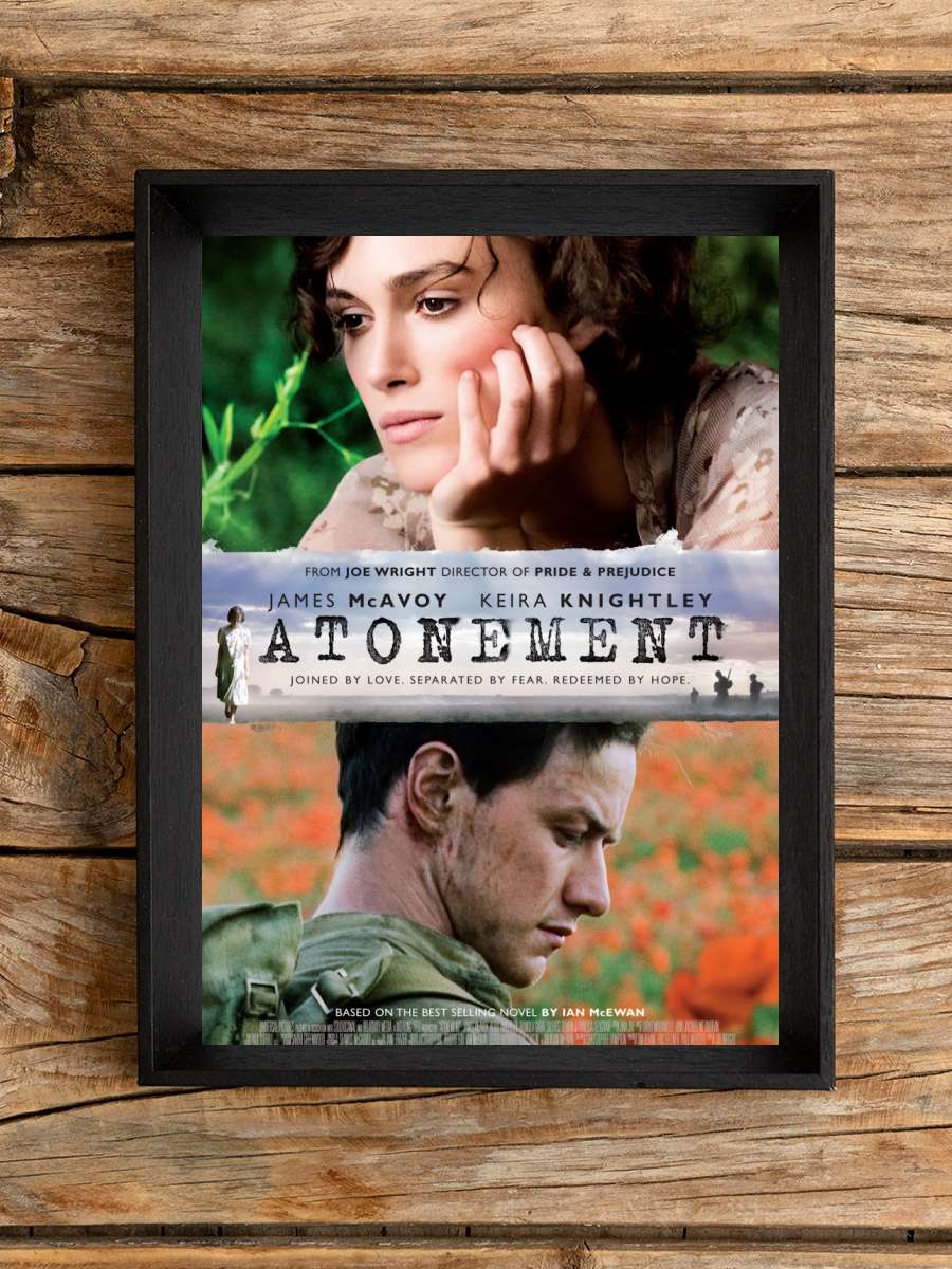 Kefaret - Atonement Film Tablo Siyah Çerçeveli Film Poster Afiş Tablo