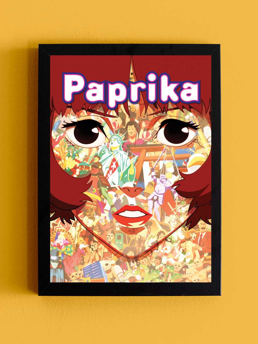 Paprika - パプリカ Film Tablo Siyah Çerçeveli Film Poster Afiş Tablo