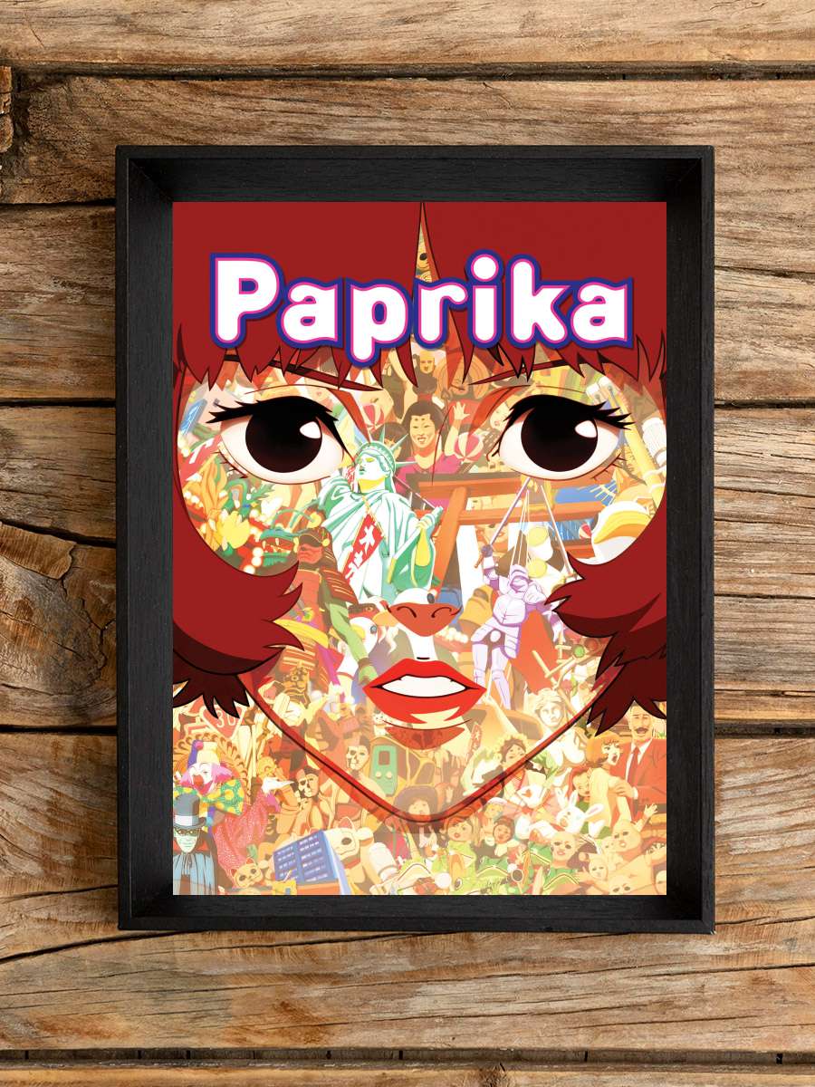 Paprika - パプリカ Film Tablo Siyah Çerçeveli Film Poster Afiş Tablo