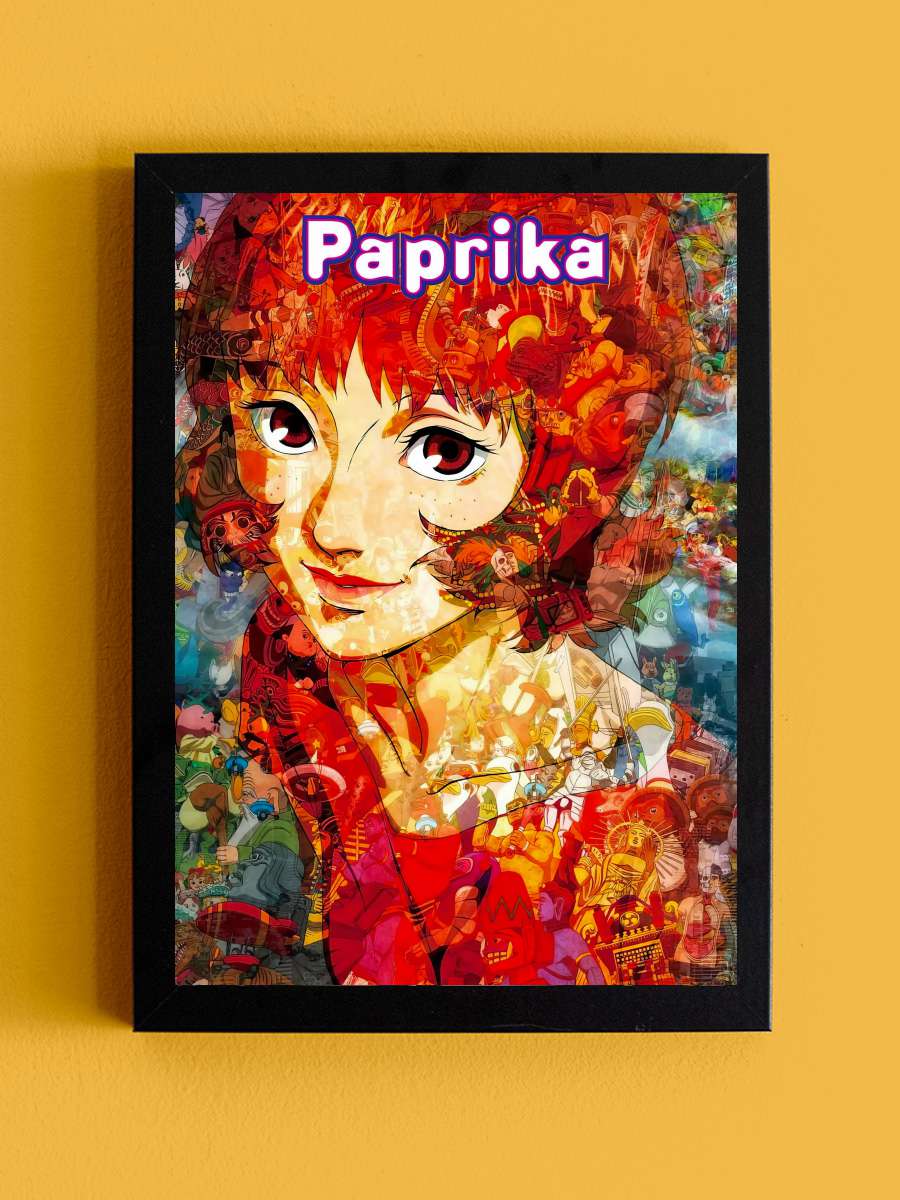 Paprika - パプリカ Film Tablo Siyah Çerçeveli Film Poster Afiş Tablo