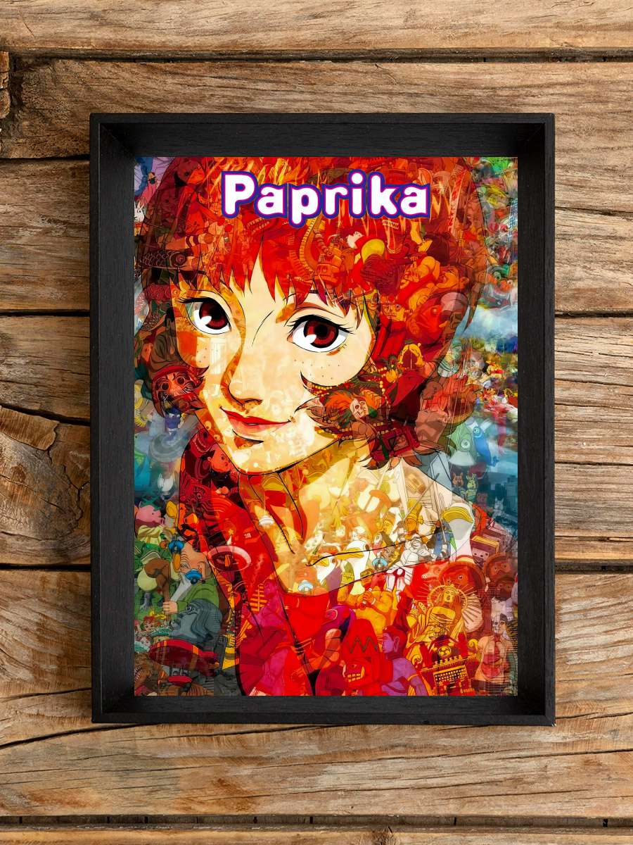 Paprika - パプリカ Film Tablo Siyah Çerçeveli Film Poster Afiş Tablo