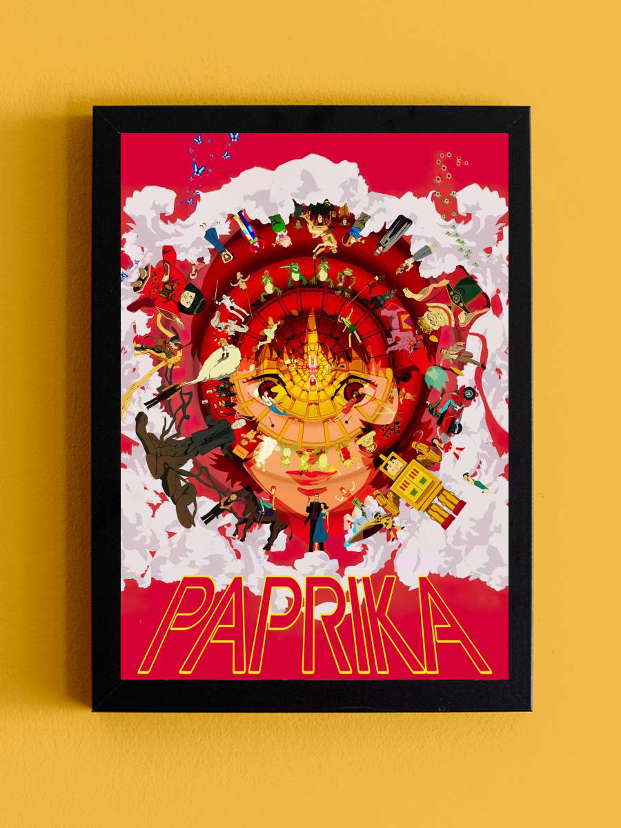 Paprika - パプリカ Film Tablo Siyah Çerçeveli Film Poster Afiş Tablo