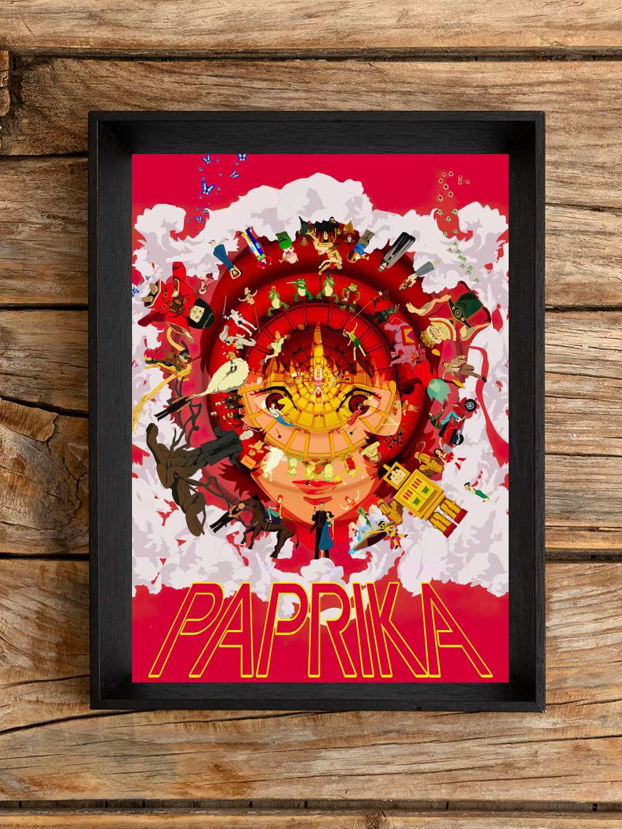 Paprika - パプリカ Film Tablo Siyah Çerçeveli Film Poster Afiş Tablo