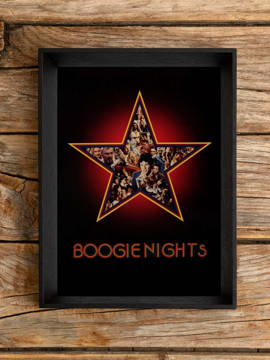 Ateşli Geceler - Boogie Nights Film Tablo Siyah Çerçeveli Film Poster Afiş Tablo