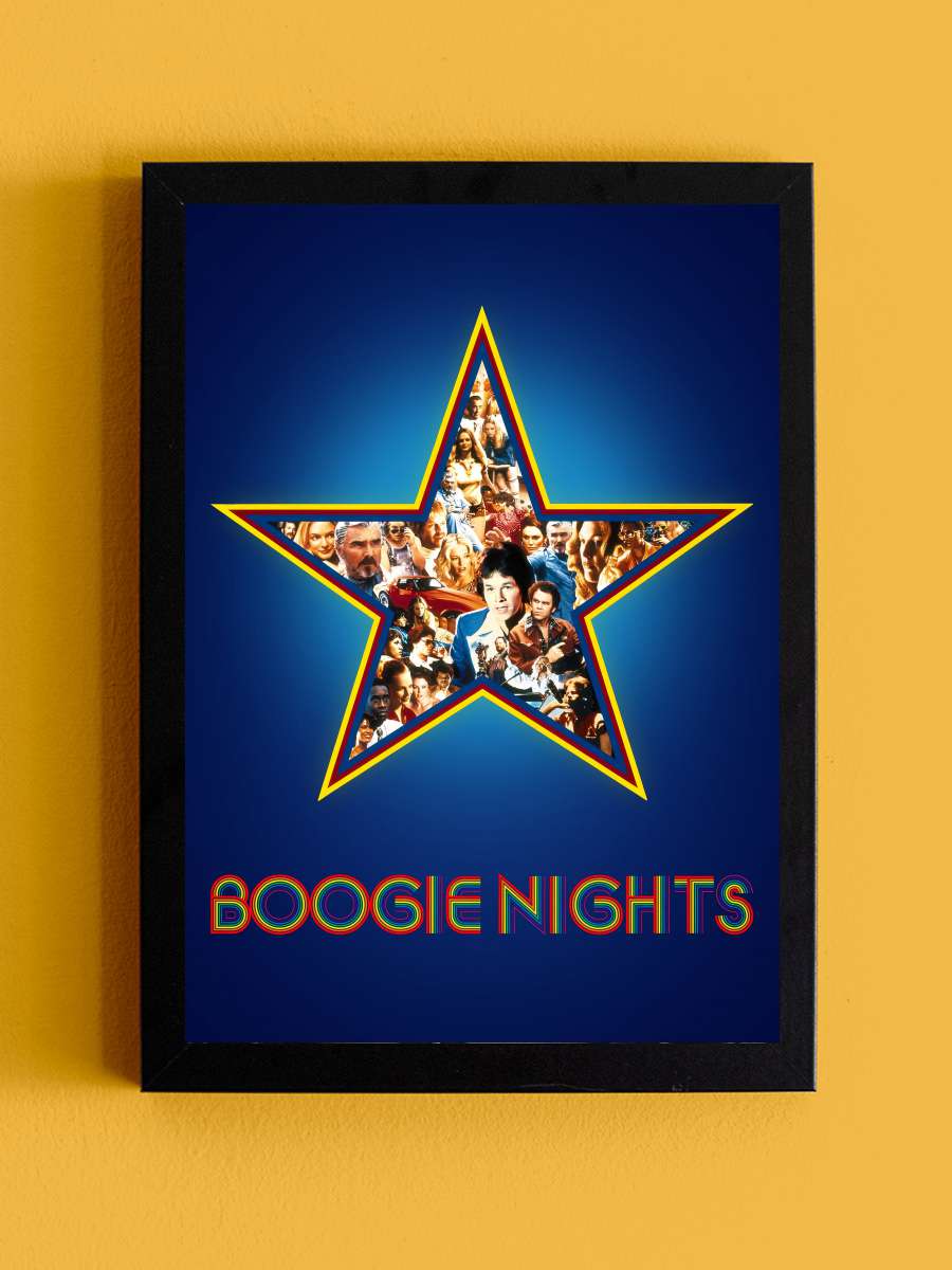 Ateşli Geceler - Boogie Nights Film Tablo Siyah Çerçeveli Film Poster Afiş Tablo