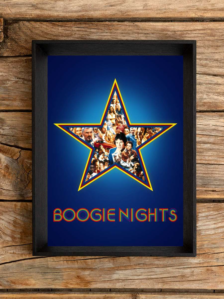 Ateşli Geceler - Boogie Nights Film Tablo Siyah Çerçeveli Film Poster Afiş Tablo