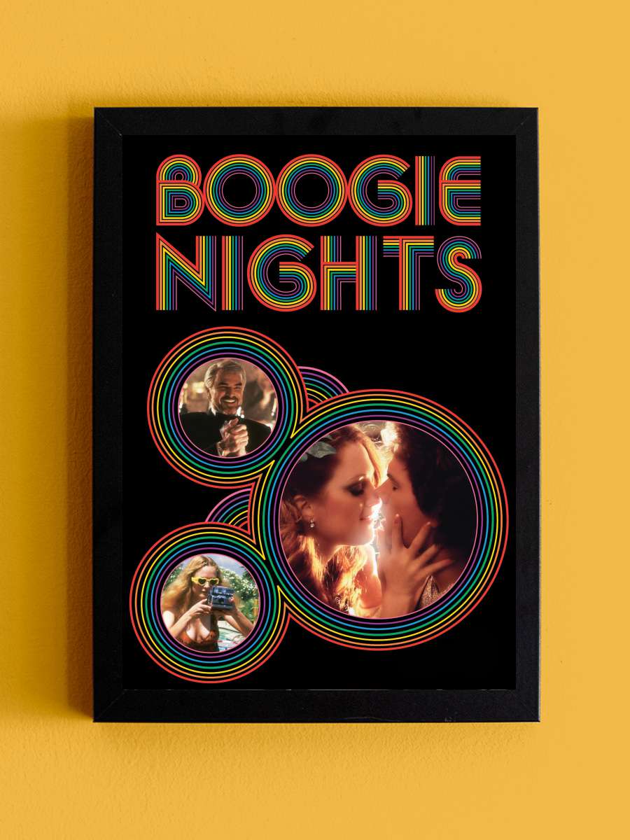 Ateşli Geceler - Boogie Nights Film Tablo Siyah Çerçeveli Film Poster Afiş Tablo