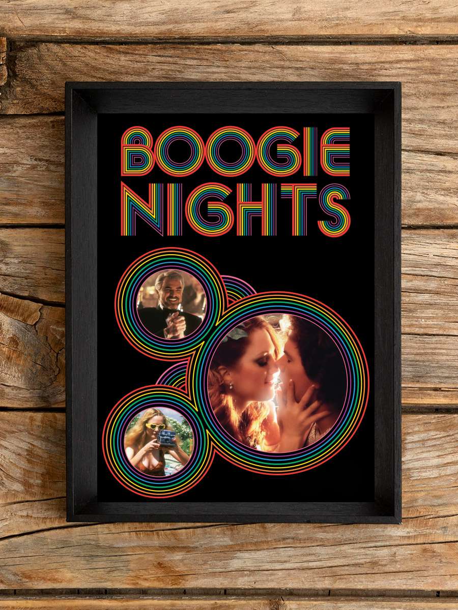 Ateşli Geceler - Boogie Nights Film Tablo Siyah Çerçeveli Film Poster Afiş Tablo