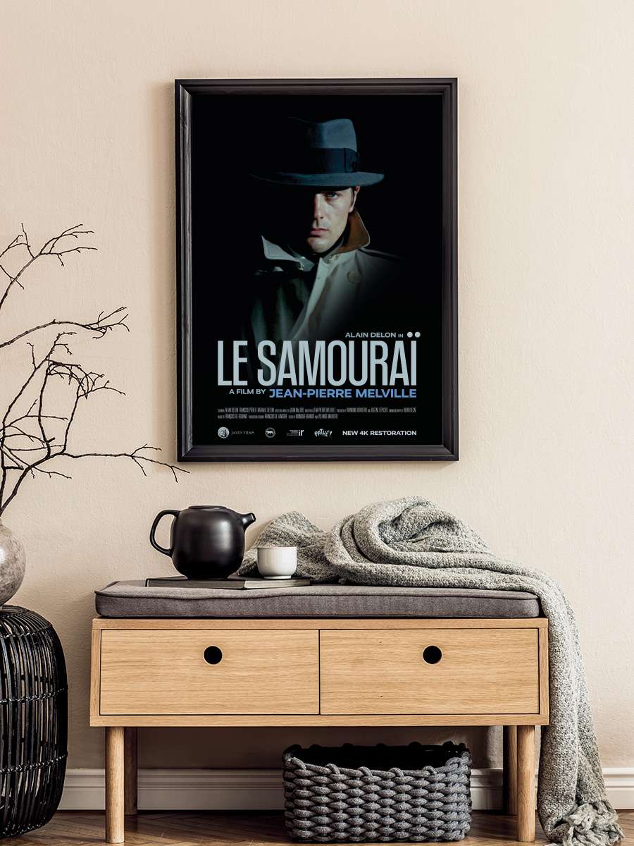 Kiralık Katil - Le Samouraï Film Tablo Siyah Çerçeveli Film Poster Afiş Tablo