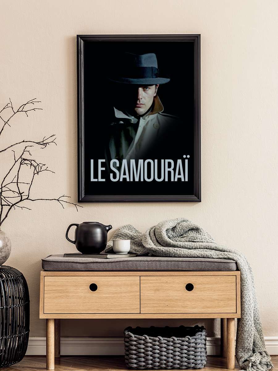 Kiralık Katil - Le Samouraï Film Tablo Siyah Çerçeveli Film Poster Afiş Tablo