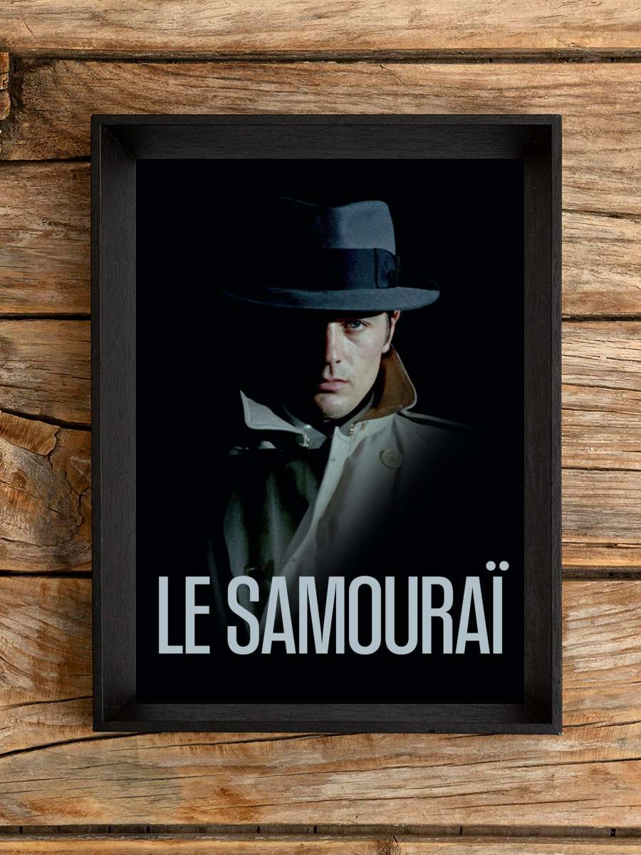 Kiralık Katil - Le Samouraï Film Tablo Siyah Çerçeveli Film Poster Afiş Tablo