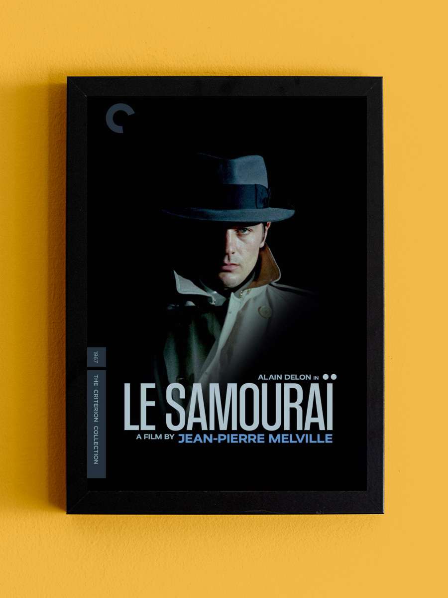 Kiralık Katil - Le Samouraï Film Tablo Siyah Çerçeveli Film Poster Afiş Tablo