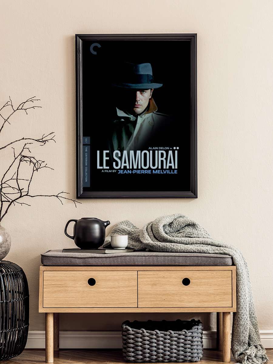 Kiralık Katil - Le Samouraï Film Tablo Siyah Çerçeveli Film Poster Afiş Tablo