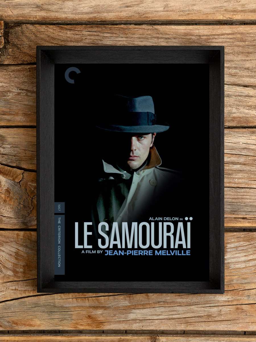 Kiralık Katil - Le Samouraï Film Tablo Siyah Çerçeveli Film Poster Afiş Tablo