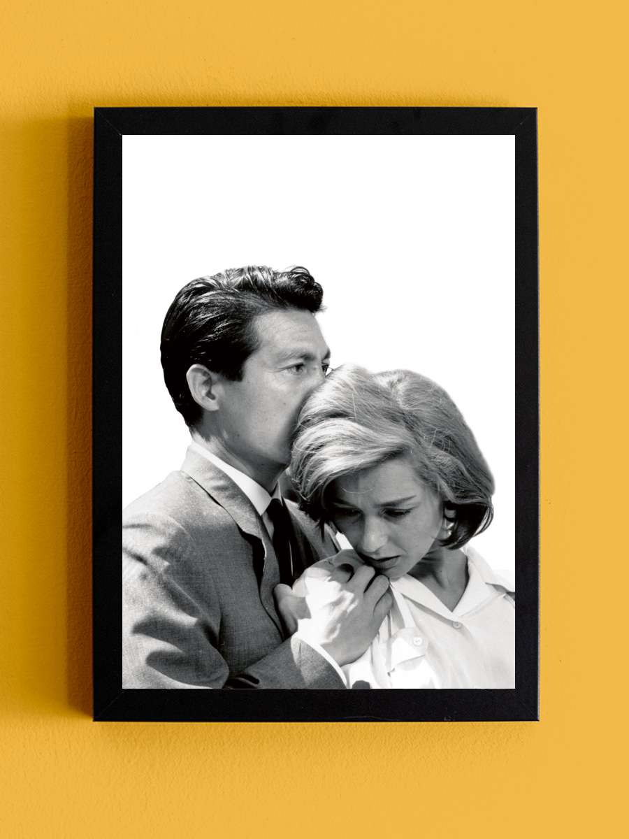 Hiroşima Sevgilim - Hiroshima mon amour Film Tablo Siyah Çerçeveli Film Poster Afiş Tablo