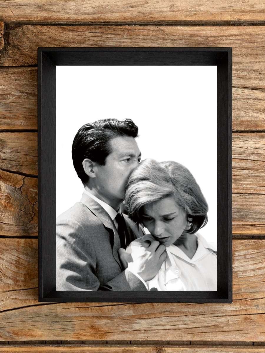 Hiroşima Sevgilim - Hiroshima mon amour Film Tablo Siyah Çerçeveli Film Poster Afiş Tablo