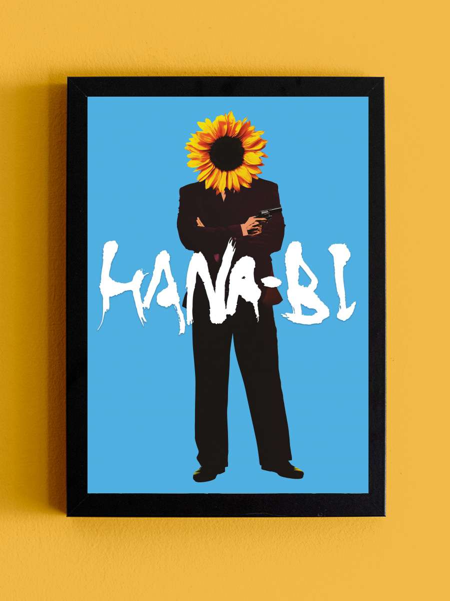 Havai Fişekler - HANA-BI Film Tablo Siyah Çerçeveli Film Poster Afiş Tablo