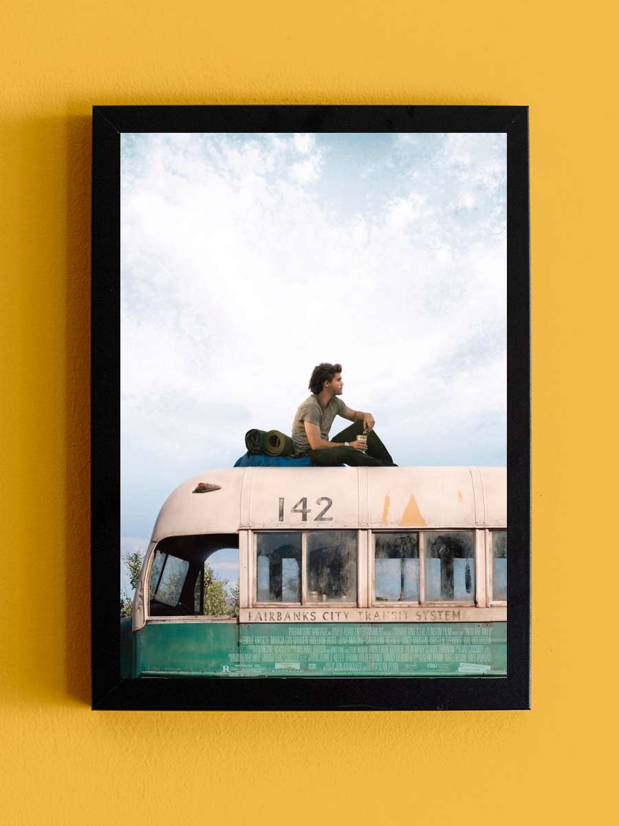 Özgürlük Yolu - Into the Wild Film Tablo Siyah Çerçeveli Film Poster Afiş Tablo