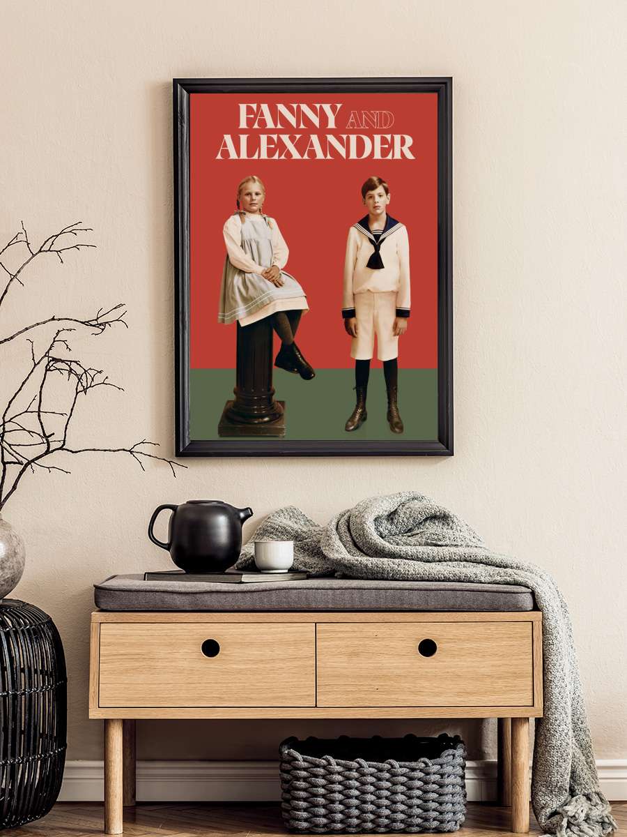 Fanny ve Alexandre - Fanny och Alexander Film Tablo Siyah Çerçeveli Film Poster Afiş Tablo