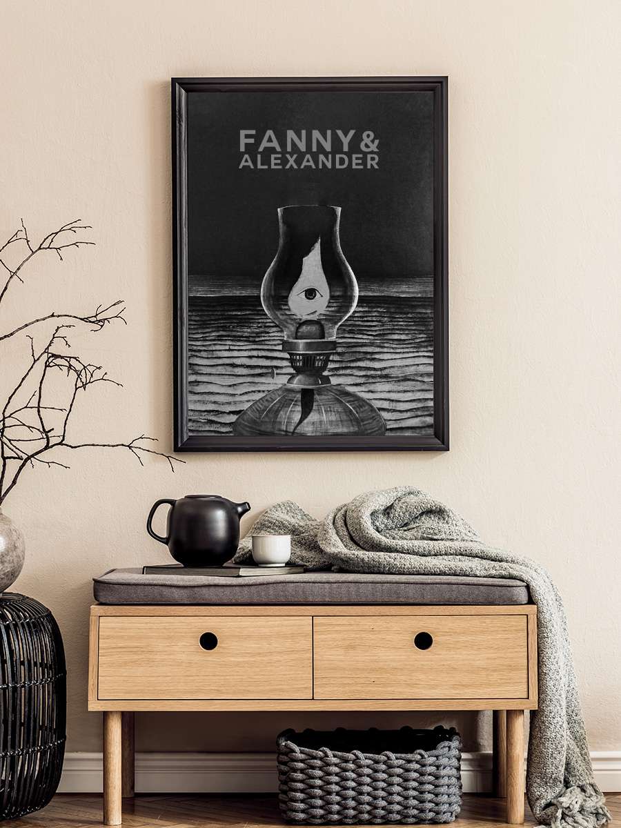 Fanny ve Alexandre - Fanny och Alexander Film Tablo Siyah Çerçeveli Film Poster Afiş Tablo