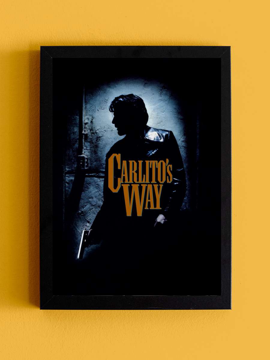 Carlito'nun Yolu - Carlito's Way Film Tablo Siyah Çerçeveli Film Poster Afiş Tablo